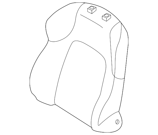 Driver Side Front Genuine Hyundai 88110-2C500 Seat Cushion Frame Assembly