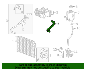 2020-2024 GM Engine Coolant Hose 85510534 | QuirkParts