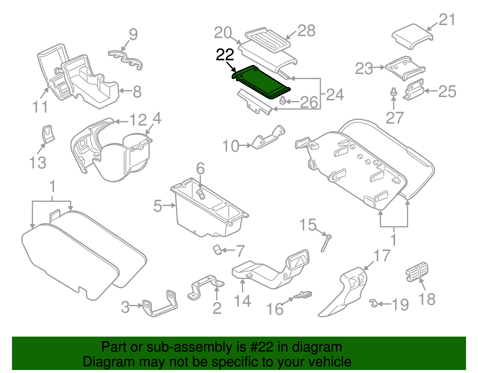 Lid Anchor Plate - GM (25666378)