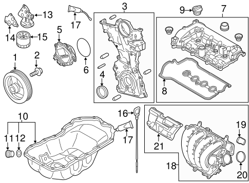 Engine Parts for 2014 Mazda 3 #0