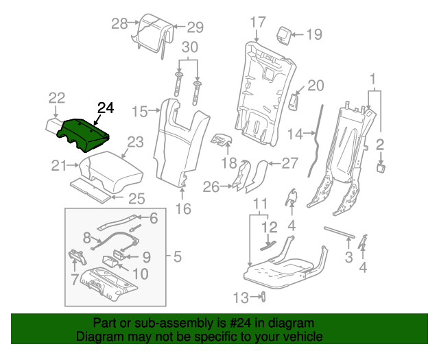 39803177 Seat Cover 20102014 Volvo XC90 Volvo OEM Parts Direct