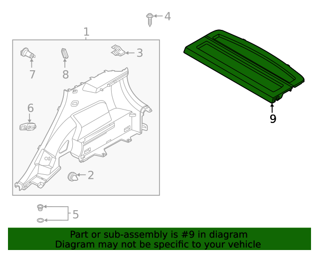 85930K0000 Cargo Cover 20202024 Kia Soul Kia.Parts Store