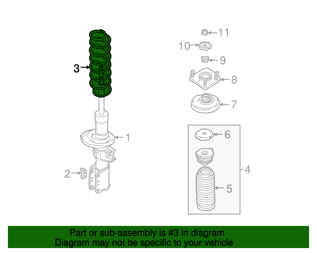 9492226 Coil Spring 20002009 Volvo Volvo Swag