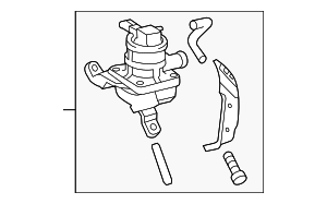 Genuine Toyota Secondary Air Injection Pump Check Valve – 25710-75015 For Tacoma 4Runner