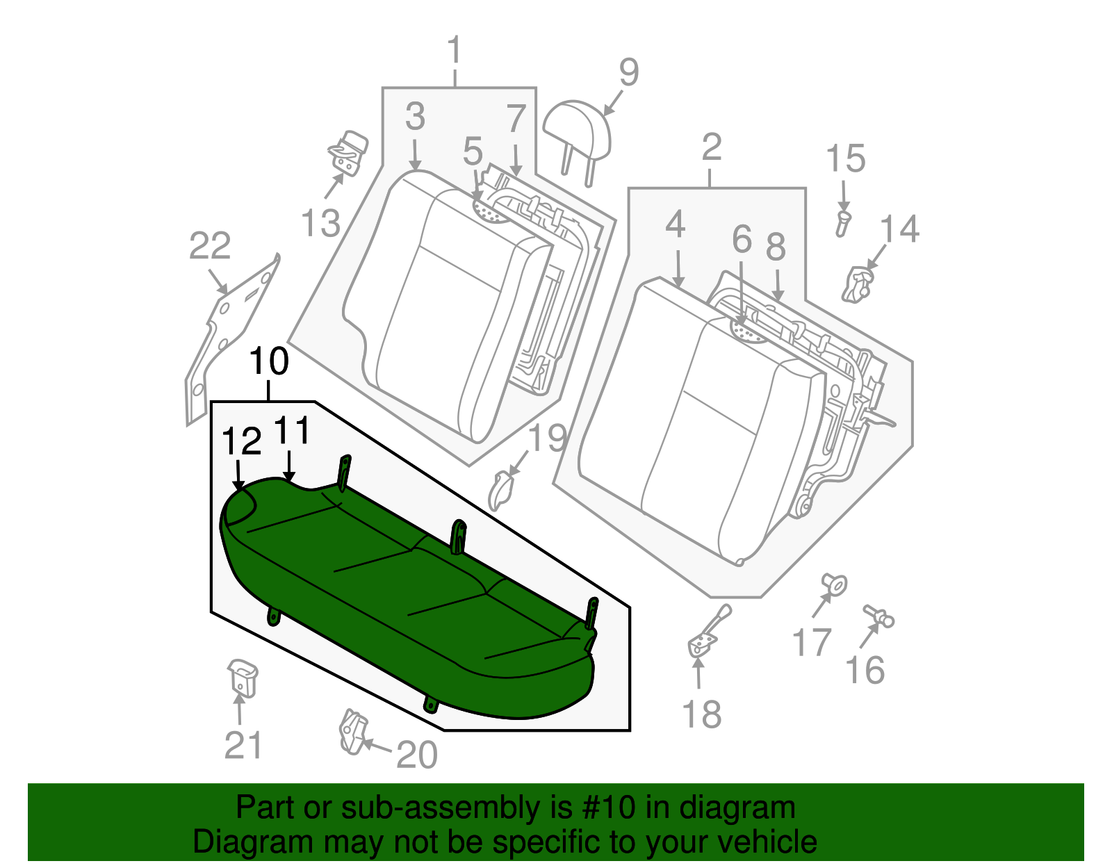 Cushion - GM (96669080)