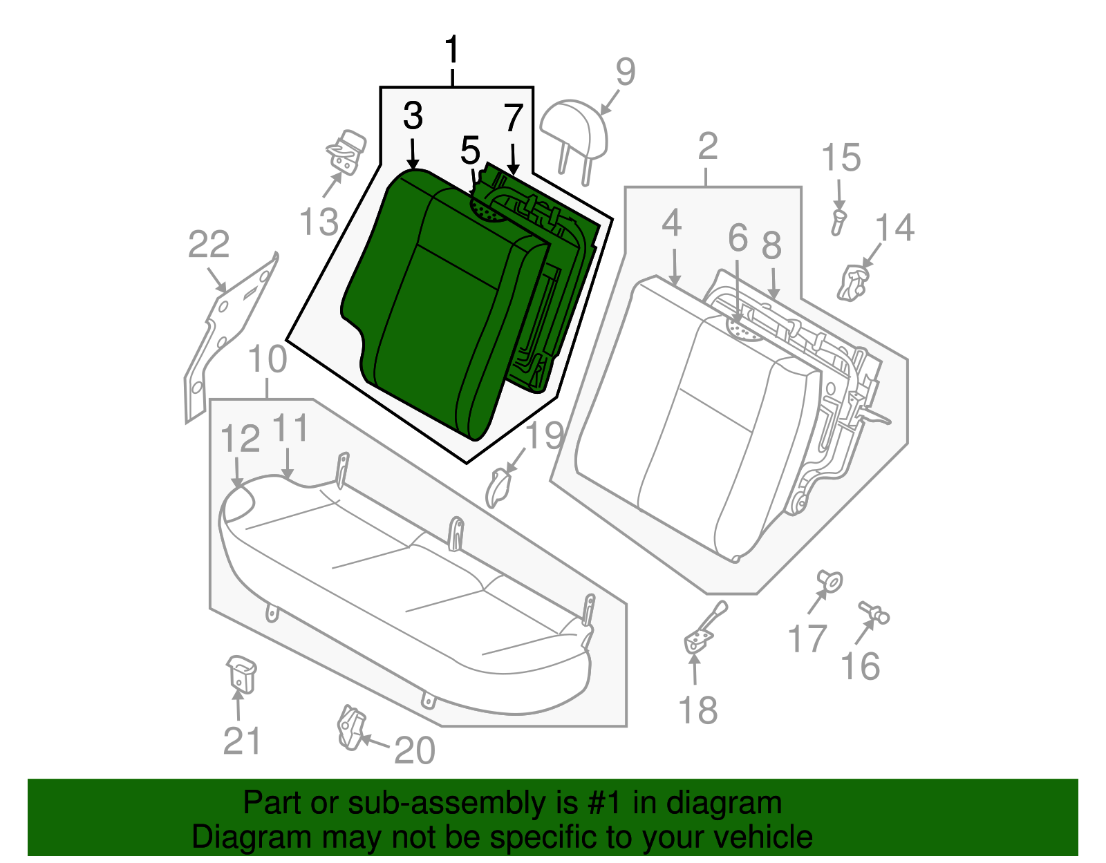 Seat - GM (96669114)