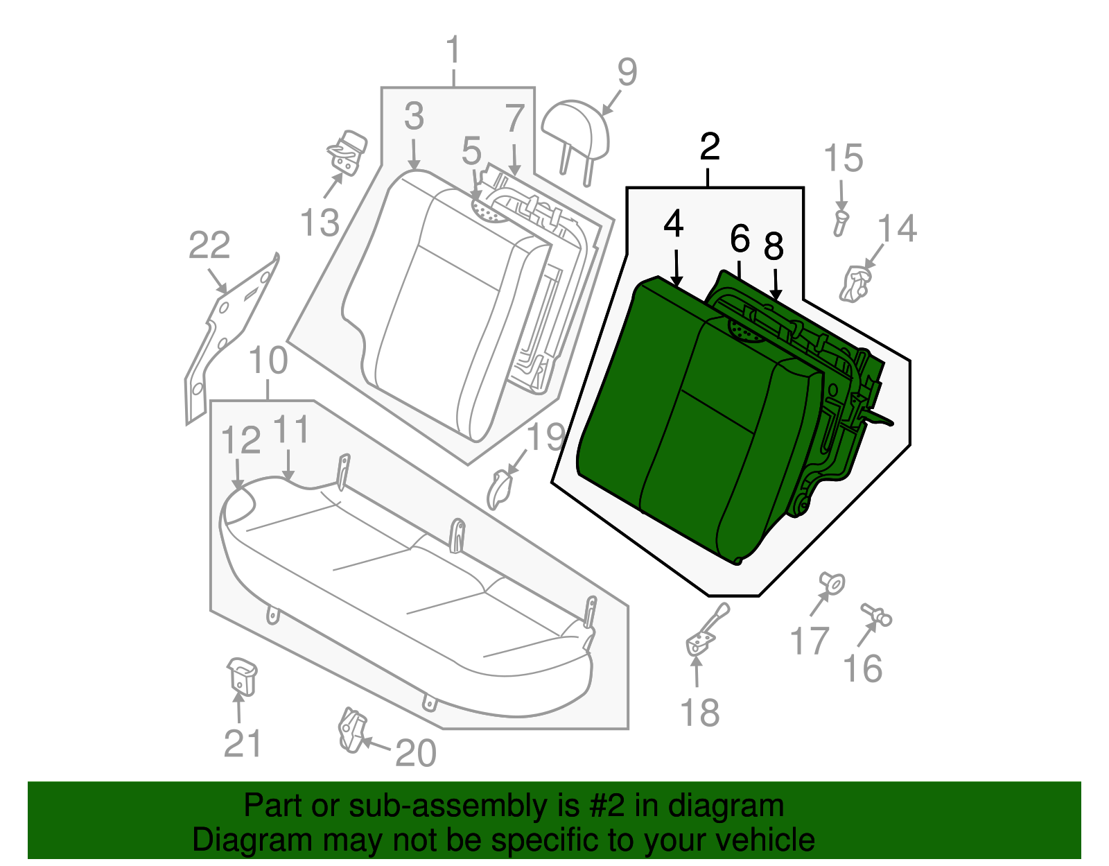 Seat - GM (96669112)