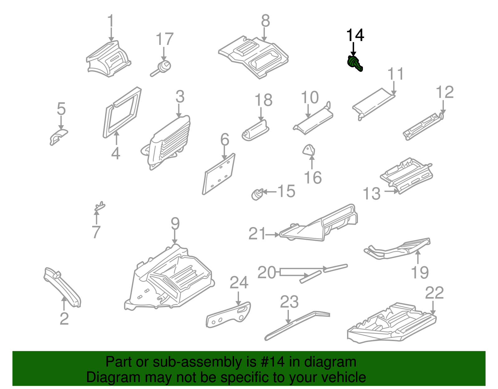 Actuator Assembly, Defr Vlv - GM (52487754)