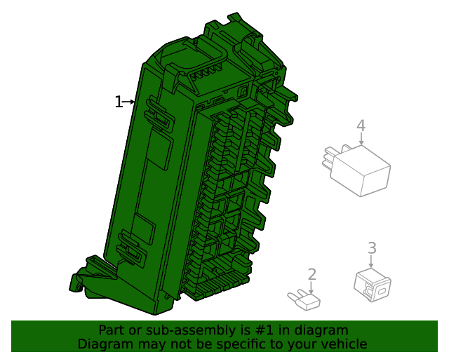 2023 GM Fuse & Relay Box 42811520