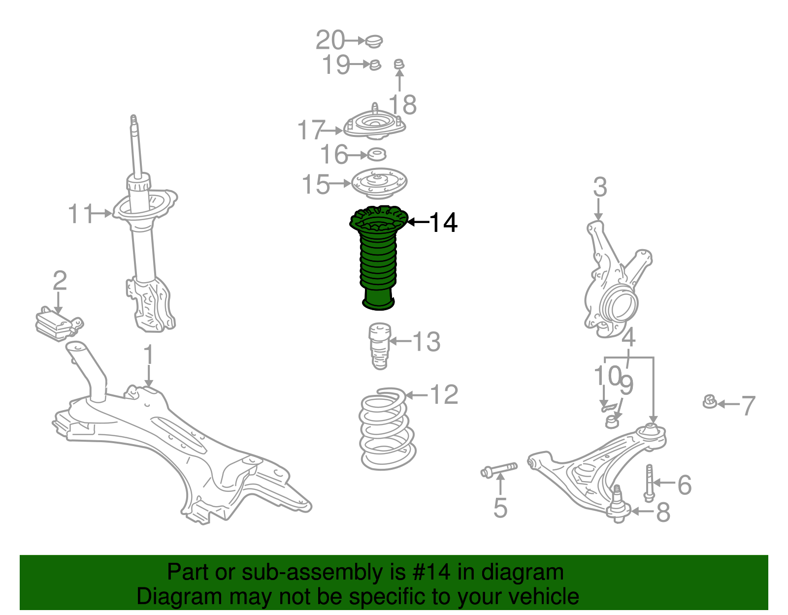 Insulator - Scion (48157-52010)