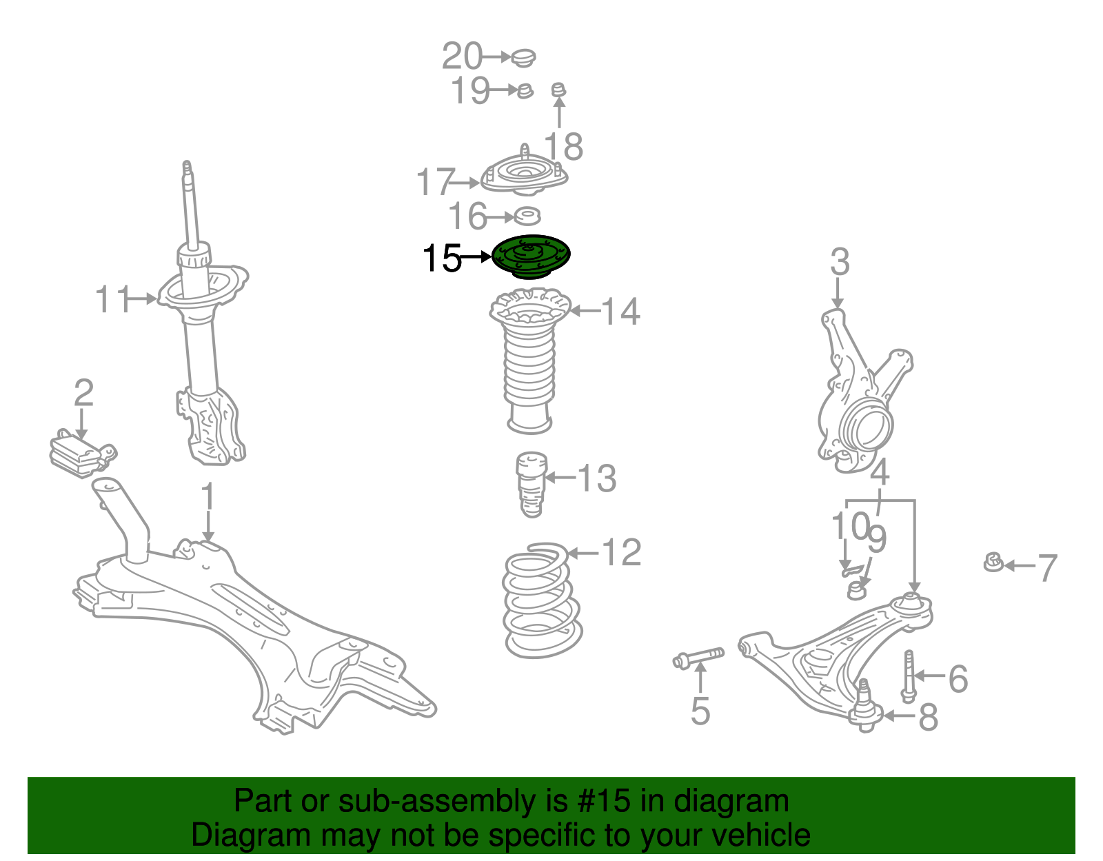 Spring Seat - Scion (48044-52010)