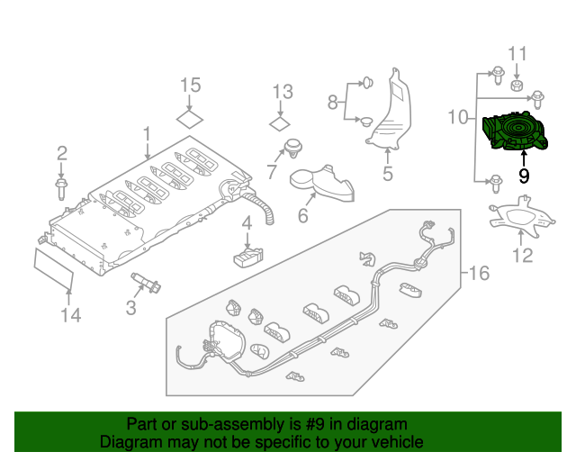 20172019 Nissan Rogue Blower Motor 295D04BU0A