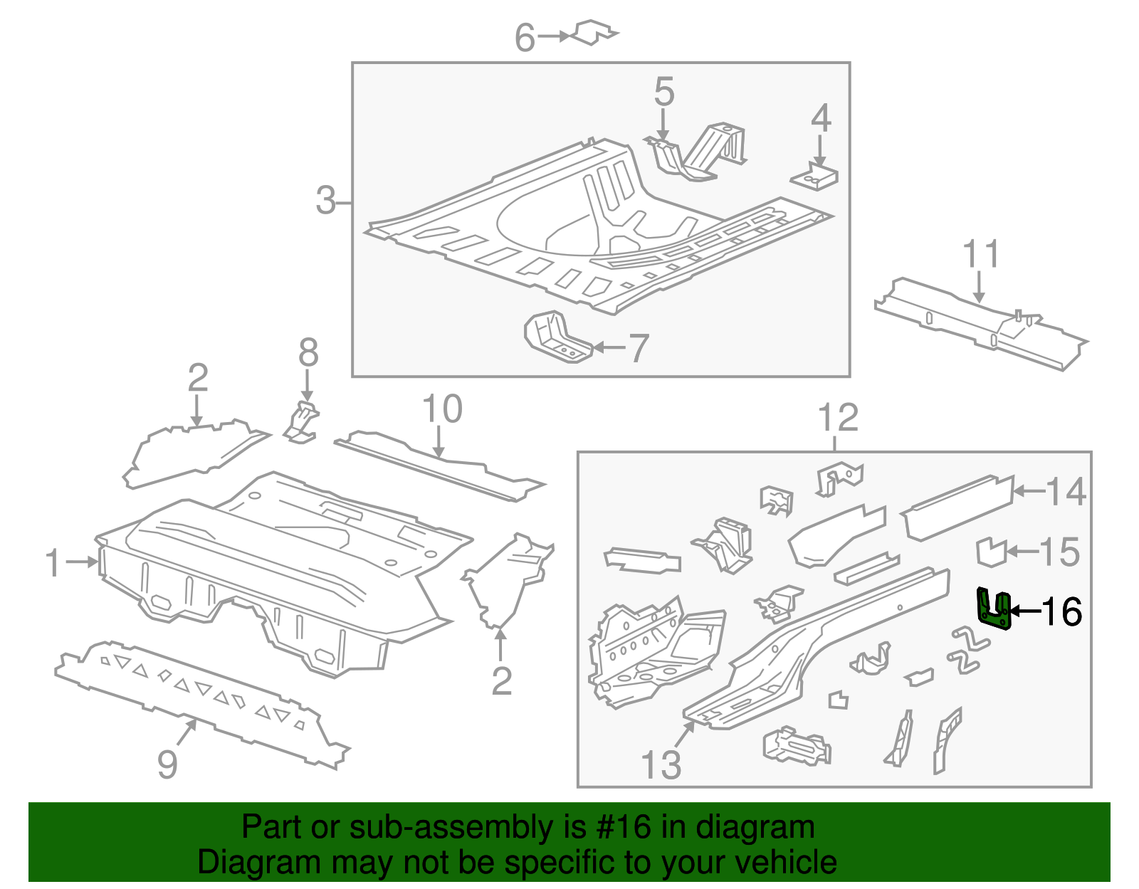 F Plate - GM (96901606)