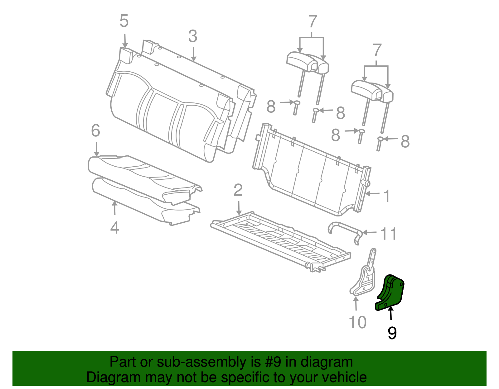 Latch Cover - GM (88936751)