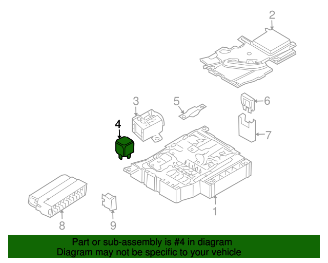 20092010 Audi Q7 Relay 4L0907282 XportAuto