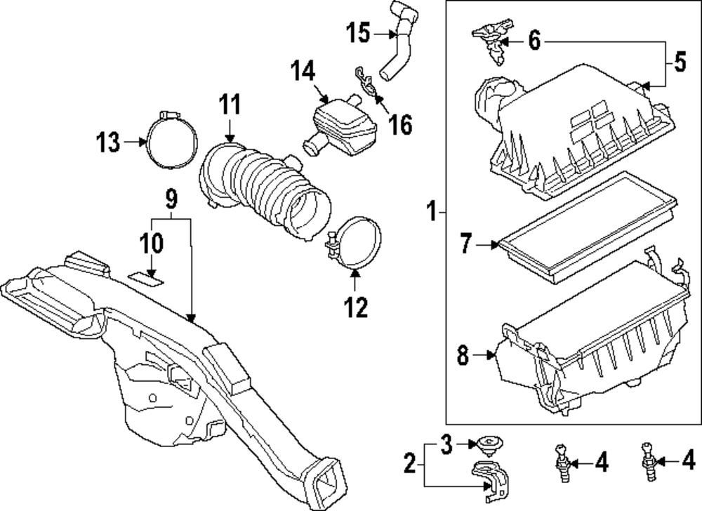 Upper Cover - Toyota (17705-F0320)