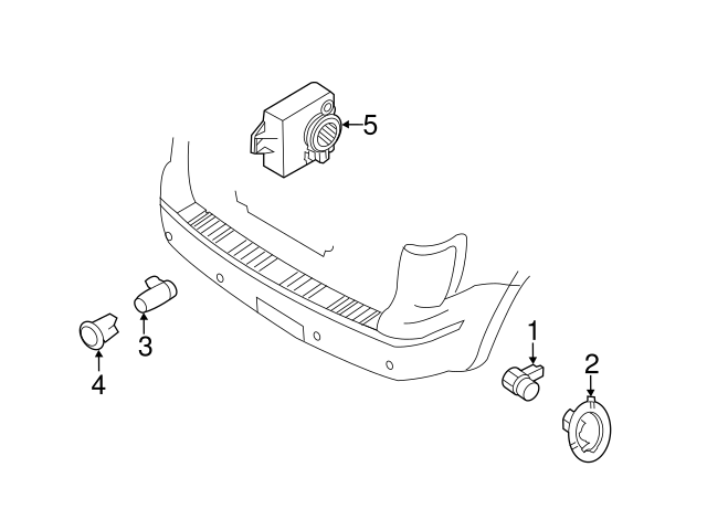 baptm Genuine Ford Park Sensor titular AE6Z-15A862 baptm Genuine Ford Park Sensor titular AE6Z-15A862