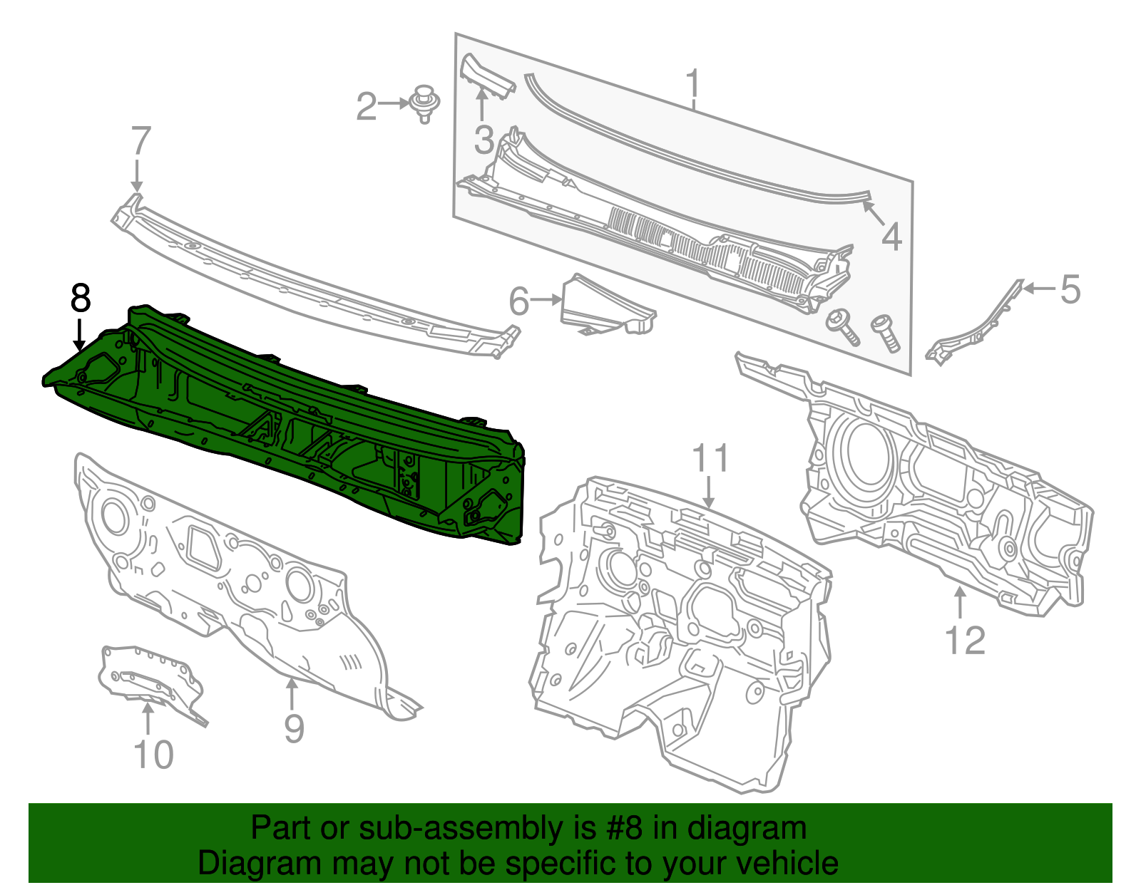 F Panel - GM (95378698)