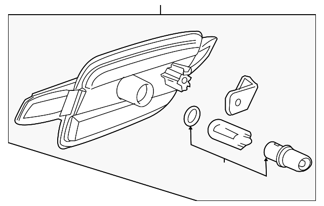 Lamp Assembly, Front Side T/Sig - GM (92420920)