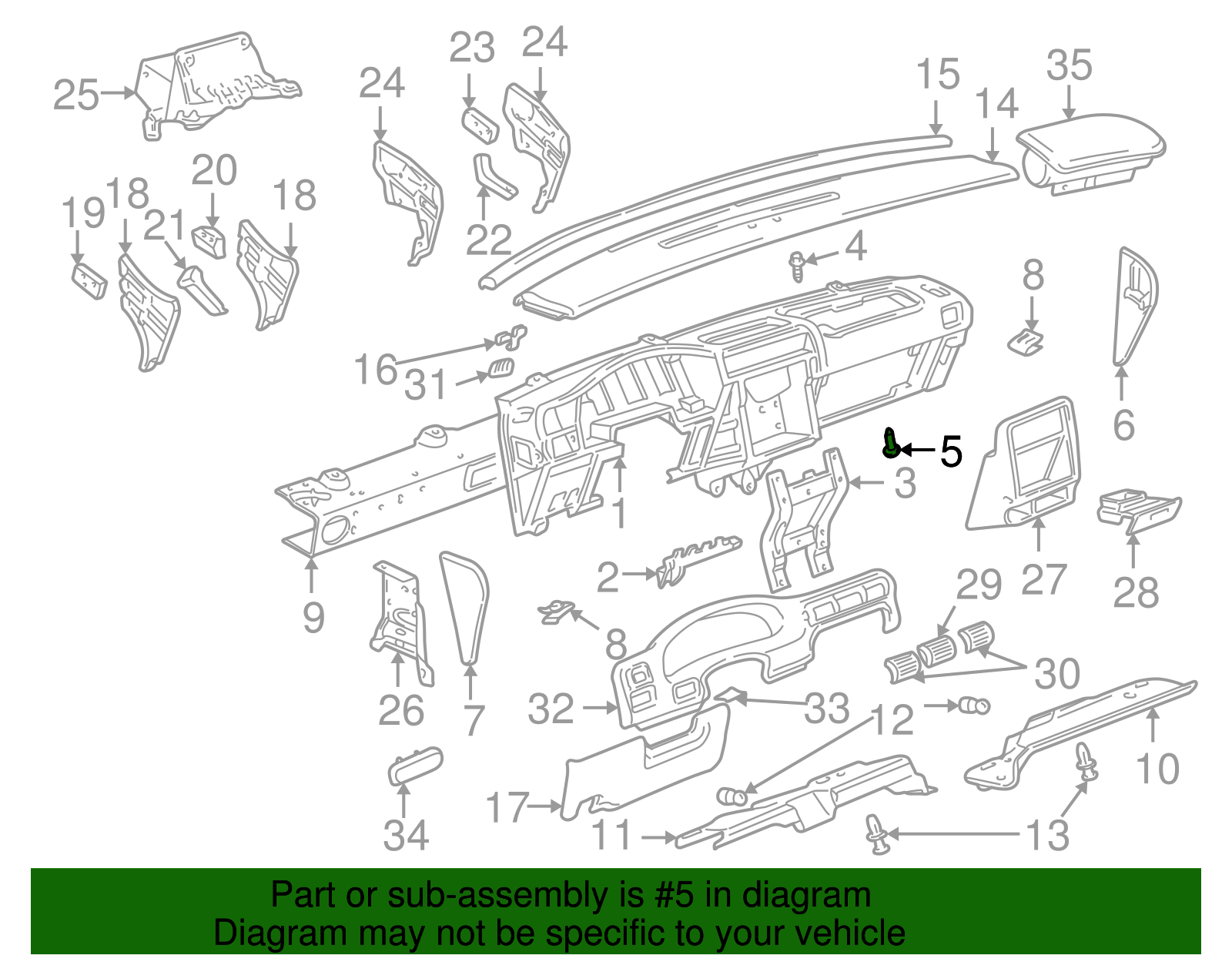 Multi-Purpose Bolt - GM (11508561)