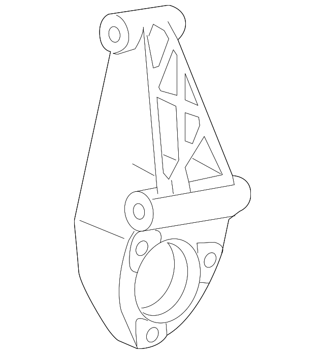 20122022 GM Front Wheel Intermediate HalfShaft Bracket 13248689