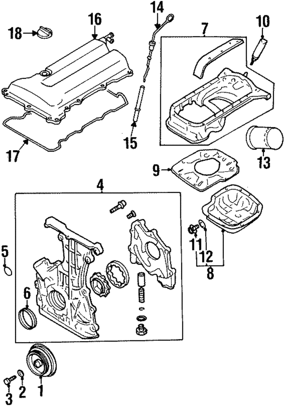 19992001 Infiniti G20 Crankshaft Pulley Bolt 1230929S00 OEM Parts