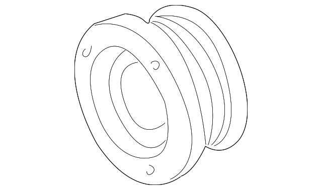 A/C Compressor Clutch Pulley - Ford (YW4Z-19D784-BA)