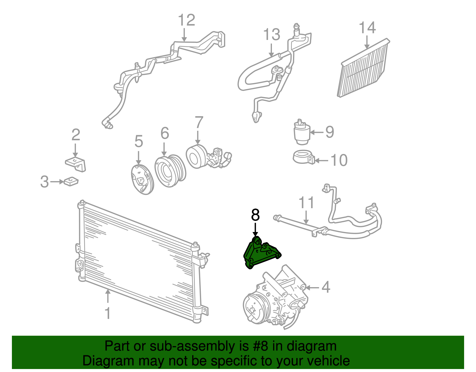 Mount Bracket - Ford (XW4Z-19N586-AA)