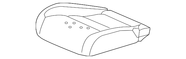 Left Front Honda Genuine 81531-SVA-A51ZA Seat Cushion Trim Cover Left Front Honda Genuine 81531-SVA-A51ZA Seat Cushion Trim Cover