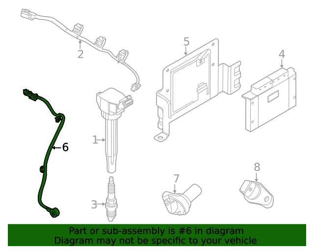 392503NFA0 Knock Sensor 20222023 Kia Carnival Kia.Parts Store