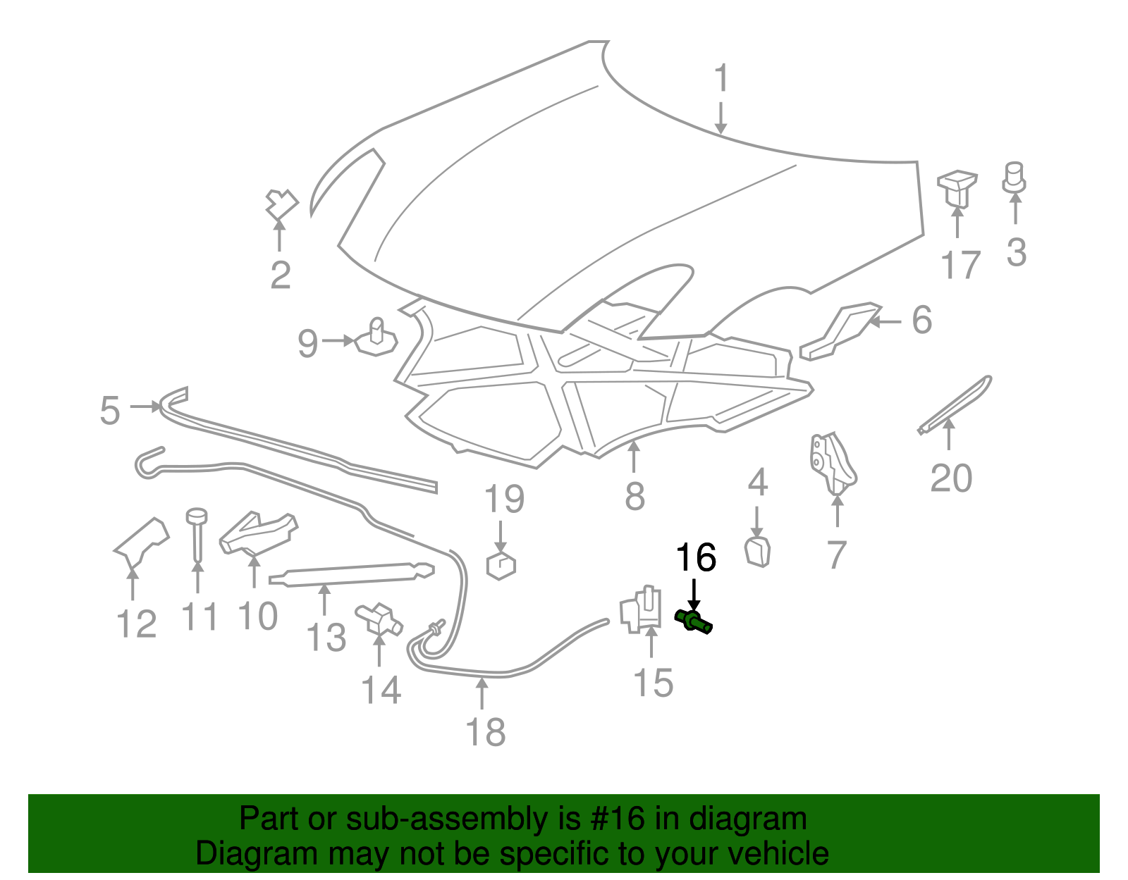 Multi-Purpose Stud - GM (11610028)