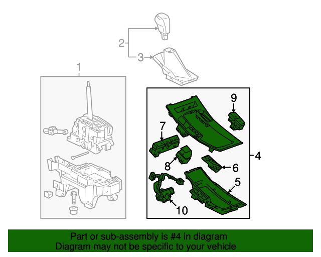 90870486 Bezel New OEM Part From GM Parts Direct GM Parts Store