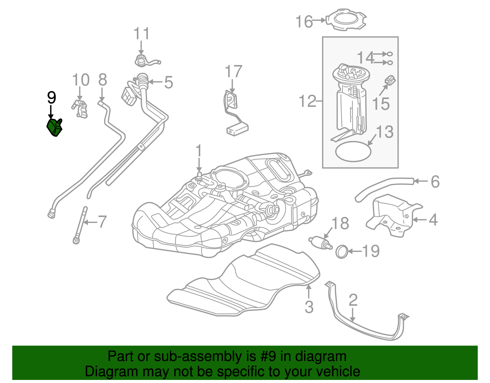 Valve Assembly, Evaporative Emis Cnstr Purge Sol - GM (90572416)
