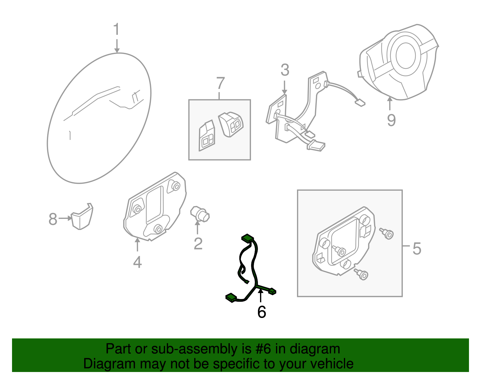 Wire, Horn - GM (93179285)