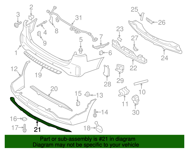 866661U700 Skid Plate 20142015 Kia Sorento Kia.Parts Store