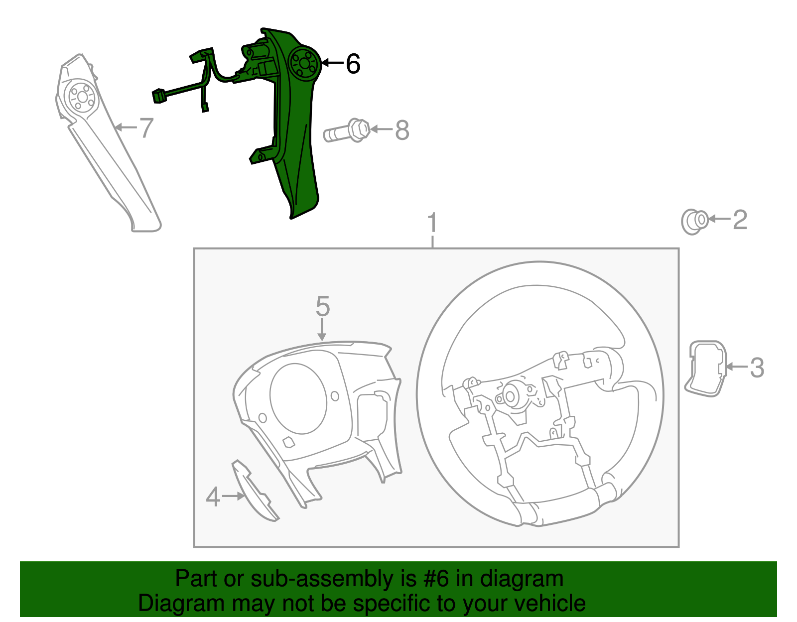 Switch Assembly - Toyota (84244-52040-C0)