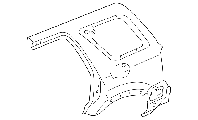 Quarter Panel - Ford (YL8Z-7827841-DA)