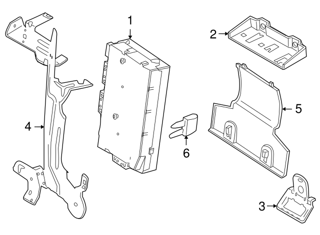 Genuine OEM Fuse Box Part# LR023904 Fits 2008-2009 Land Rover LR2: Up