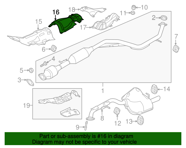 C23556441A Heat Shield 20062015 Mazda 5 MazdaSwag
