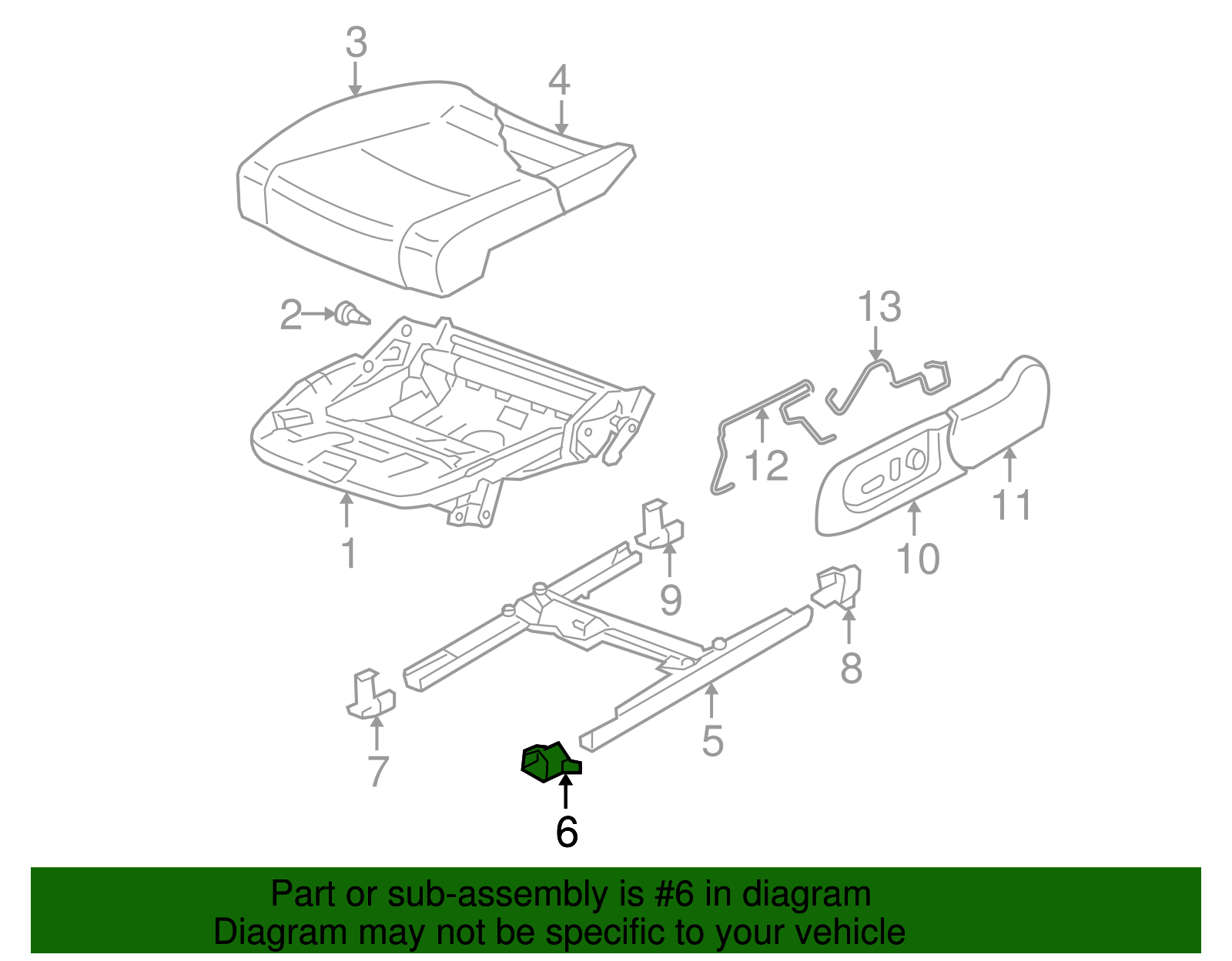 Track End Cover - Volkswagen (8P0-881-347-71N)