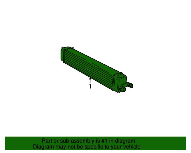 20022009 GM Power Steering Fluid Cooler 15009093