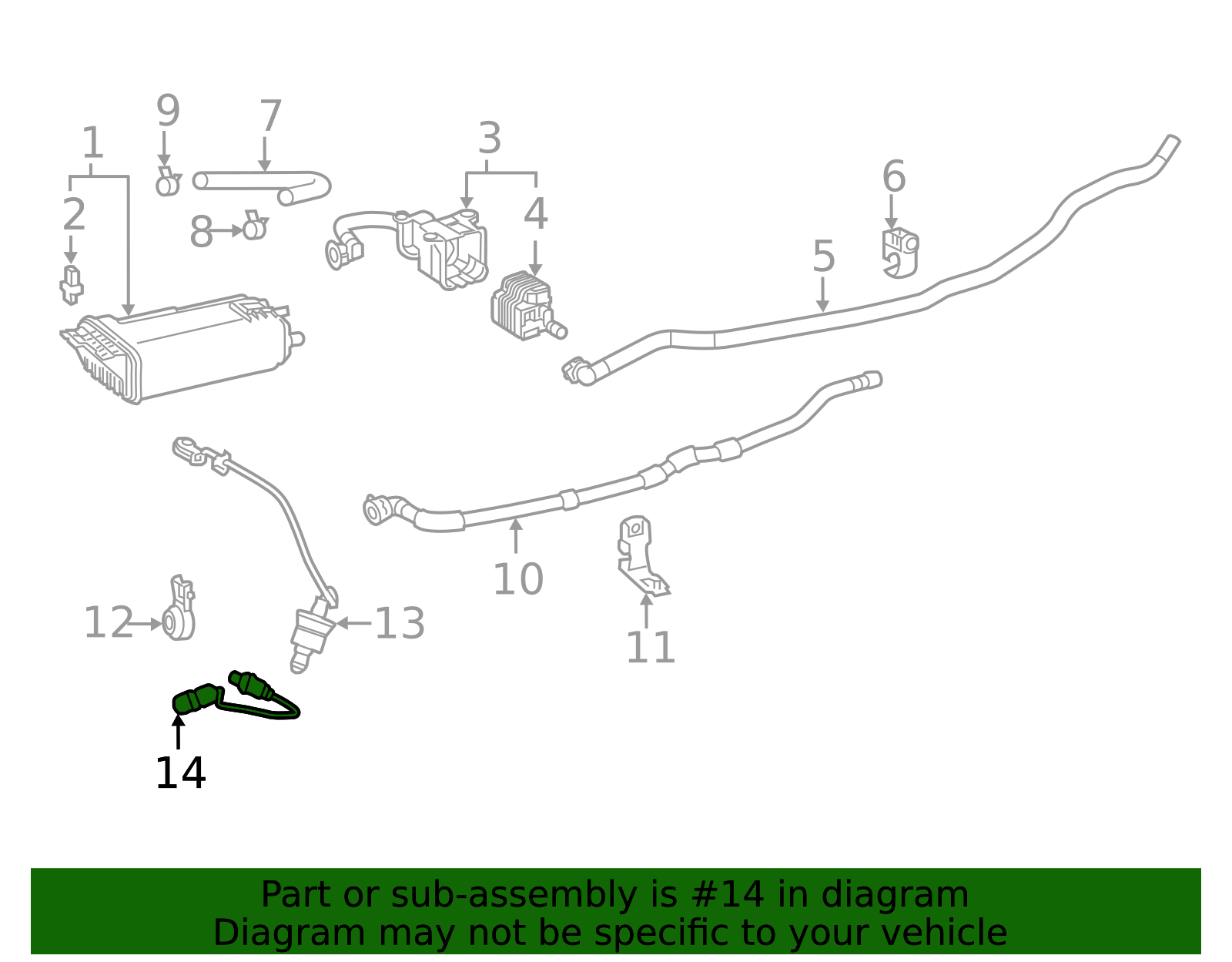 Oxygen Sensor - Toyota (89467-0R100)