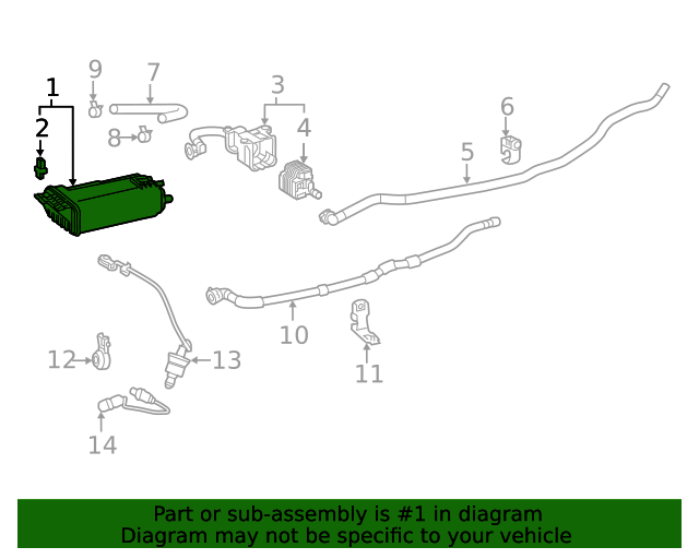 20182024 Toyota Vapor Canister 7774006230 Toyota Parts Center