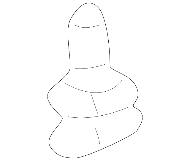 Retainer, Rear S/D W/Str                   *Blue - GM (94858899)