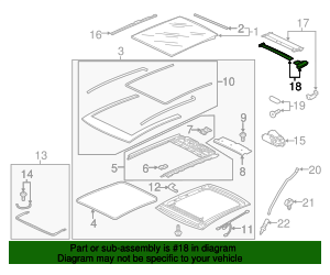 2015 Volkswagen Support Assembly 8V3-877-355-B | QuirkParts
