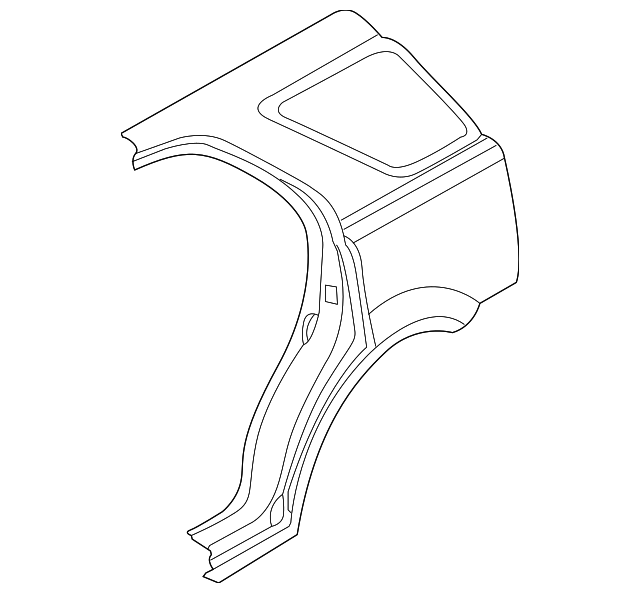 711013E1C1 Quarter Panel 20032006 Kia Sorento Kia.Parts Store