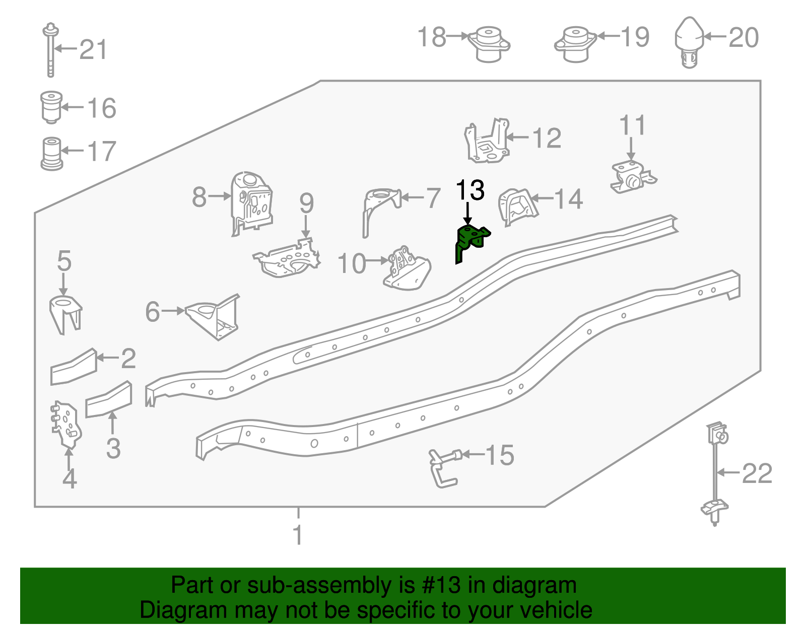 Mount Bracket - Toyota (51073-0C010)