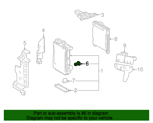 20182020 Toyota Camry Fusible Link 9098208303 Toyota Parts Center