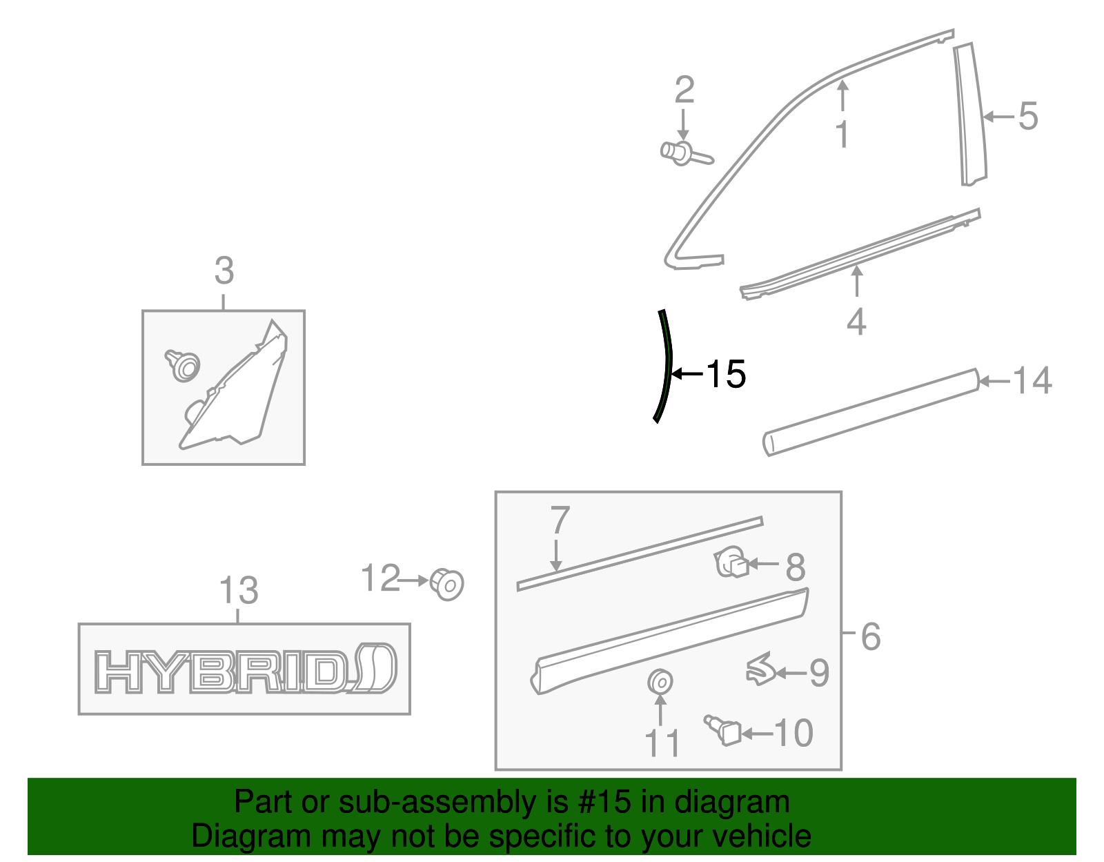 Edge Guard - Toyota (PT936-48140-01)