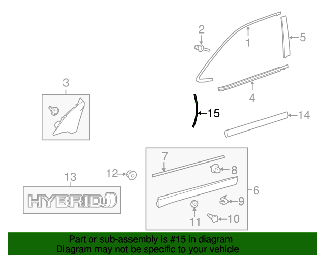 PT9364814003 Door Edge Guards Ooh La La Rouge Mica 20142019